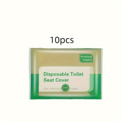 10pcs Disposable Toilet Seat Cover For Travel Camping Hotel Bathroom