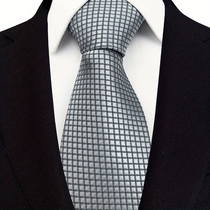 Dragon Pattern Tie Brocade Fabric Festive Chinese Necktie