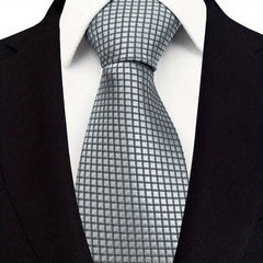 Dragon Pattern Tie Brocade Fabric Festive Chinese Necktie