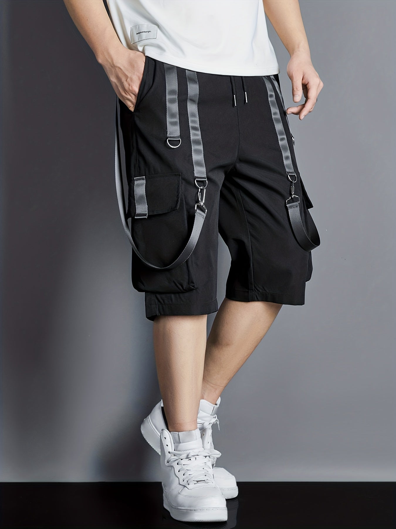 Men's Lightweight Cargo Shorts Streetwear Techwear