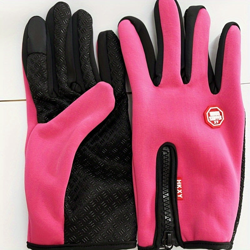 Warm Waterproof Touch Screen Gloves for Winter Sports