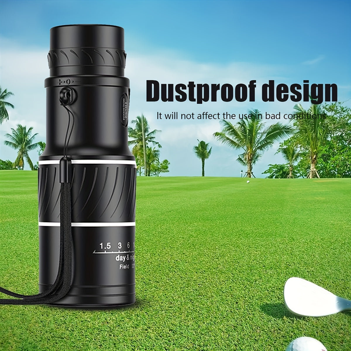 16x52 Monocular Dual Focus Optics Zoom Telescope For Birds Watching Wildlife