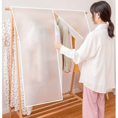 Transparent Clothes Dust Cover Storage Bag Wardrobe Hanger Dust Cover