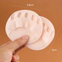 1Pair Front Palm Invisible Five Finger Socks Anti Slip Shock Absorption