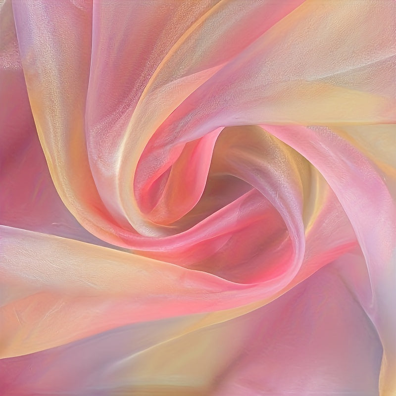 Gradient Encrypted Organza Rainbow Puffy Skirt Fabric 0.91m x 2.74m