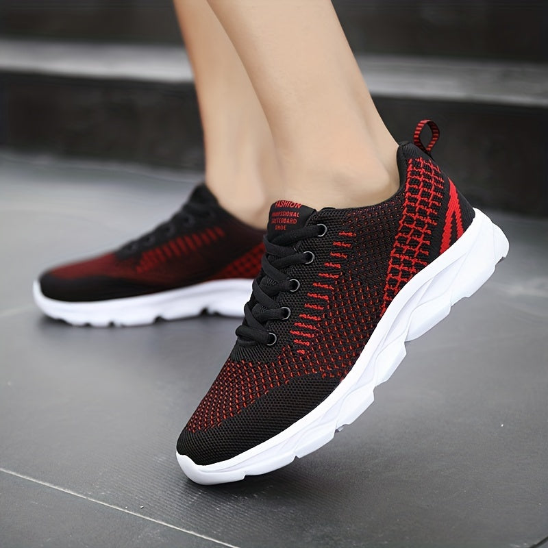 Women's Lace-Up Running Shoes Lightweight Breathable Comfort