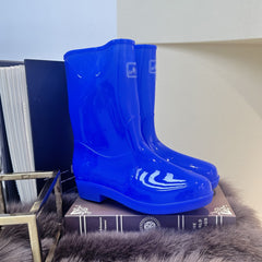 Women's High Top Waterproof Rain Boots Comfortable Non-Slip Outdoor Work Shoes