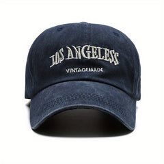 Vintage Hat Washed Baseball Cap Classic Art Embroidery Sunscreen Cap