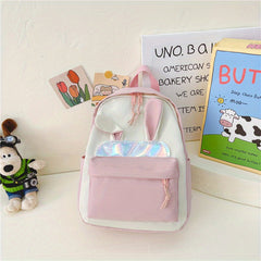 Cartoon Rabbit Backpack Lightweight Large Capacity School Bag