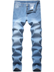 Men's Distressed Jeans Casual Street Style Denim Pants