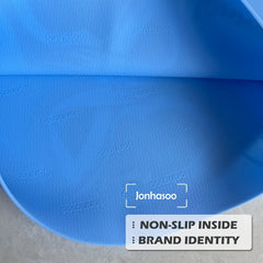 Stylish Plus Size Waterproof Silicone Swim Hat for Women