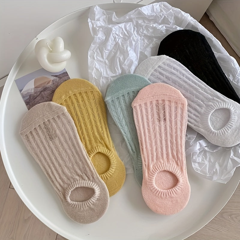 10 Pairs Women's No Show Socks Breathable Lightweight Low Cut Ankle Stockings