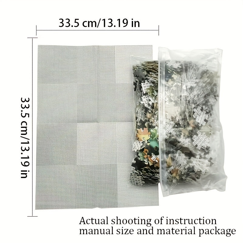 Space Themed 1000pcs Round Jigsaw Puzzle Telescope Planet Close Up