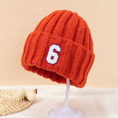 Winter Knit Beanie Cap Solid Color Crochet Unisex Hat