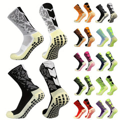 Camouflage Anti Slip Football Socks For Men