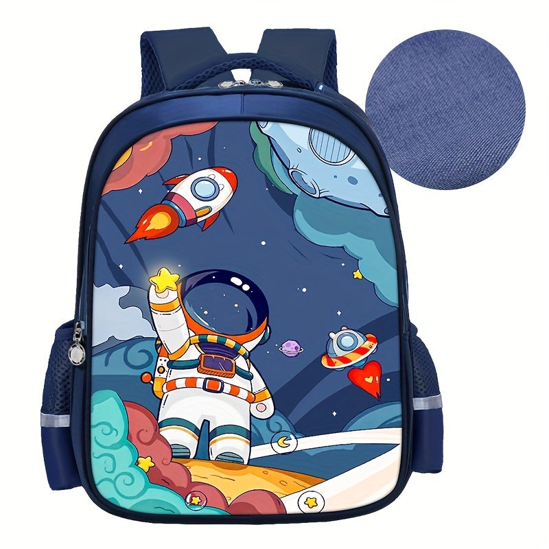 Primary School Astronaut Rocket Backpack for Grades 1-6