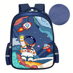 Primary School Astronaut Rocket Backpack for Grades 1-6