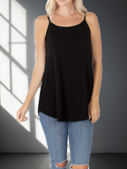 Women's Solid Spaghetti Strap Cami Top