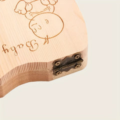 Wooden Baby Tooth Collection Box - Infant Souvenir