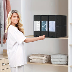 3pcs Foldable Quilts Bed Sheet Storage Box Large Capacity
