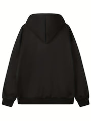 Spade Print Hoodies For Men Graphic Fleece Sweatshirt With Kangaroo Pocket