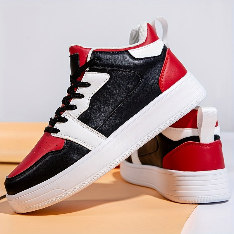 Unisex Lace-up Sneakers Comfy Walking Shoes