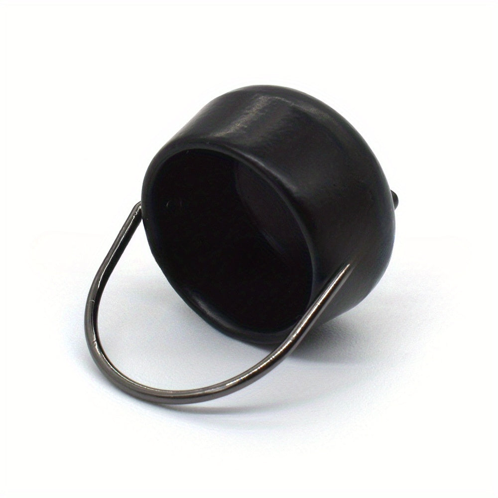 1:12 Dollhouse Furniture Metal Pot for Indoor and Outdoor Scenes