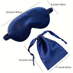 Soft Smooth Eye Mask Blackout Blindfold for Travel Aviation Rest Nap