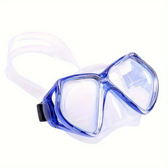Adult Waterproof Diving Goggles w/ PC Tempered Glass Lenses