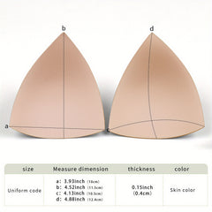 3 Pairs Bikini Bra Insert Pads Reusable Invisible Chest Enhancer