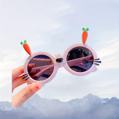 Girl's Radish Rabbit Sunglasses UV Sunshade Baby Sunglasses