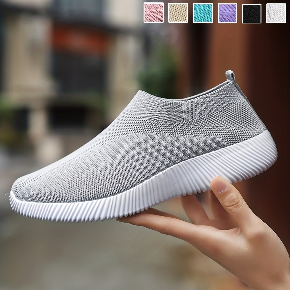 Breathable Mesh Running Shoes Casual Women's Footwear