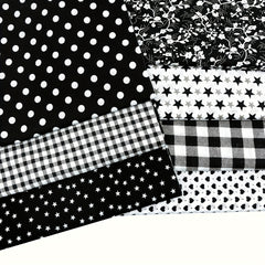 7pcs Floral Cotton Fabric Bundles For DIY Sewing Crafts