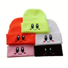 Embroidered Knitted Beanie Hat for Men and Women