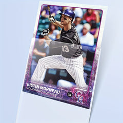 50pcs Soft Clear Baseball Card Sleeves Sports Car Protective Sleeve