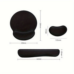 Ergonomic Mouse Pad Keyboard Tray Wristrest Comfortable Memory Foam Mouse Pad