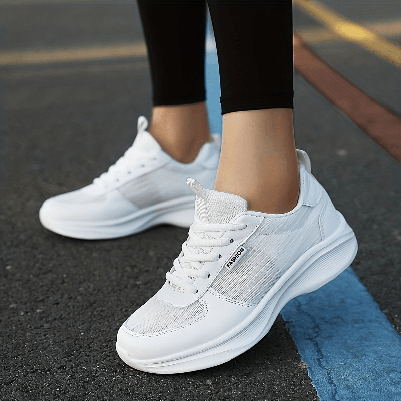 Women's Lace Up Mesh Running Shoes Casual Sneakers Non Slip