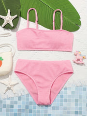 Girls Bikini Set Adjustable Straps Bathing Suit Swimsuits for Summer