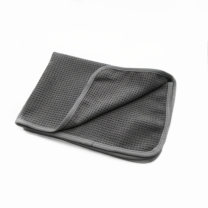 Professional Microfiber Waffle Drying Car Wash Towel 60 cm Grey