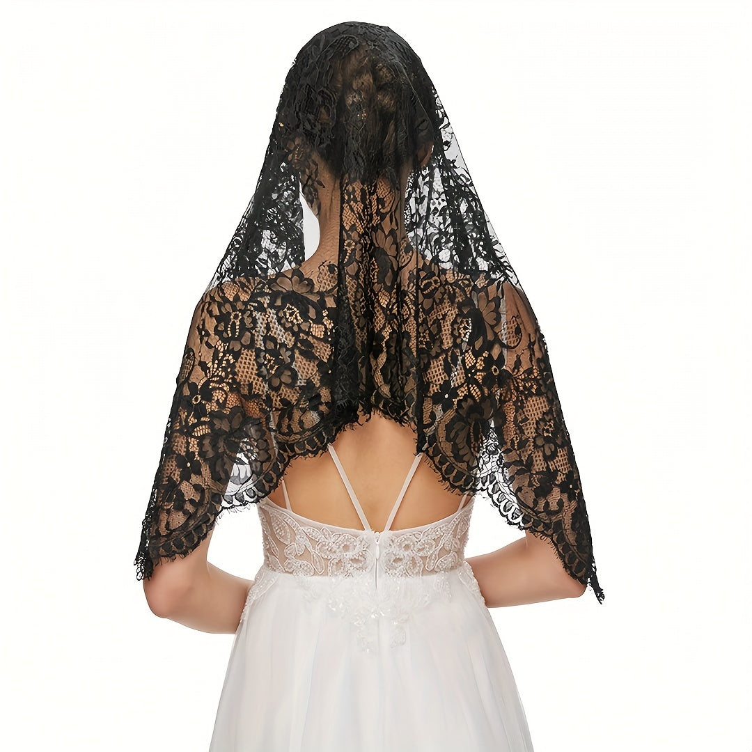 Women's Lace Veil Sheer Tulle Bridal Veil for Weddings