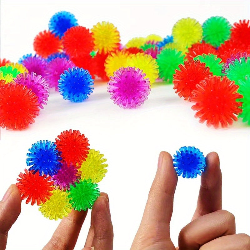 24pcs TPR Soft Plastic Relax Balls Multicolor Sensory Fidget Toys for Kids