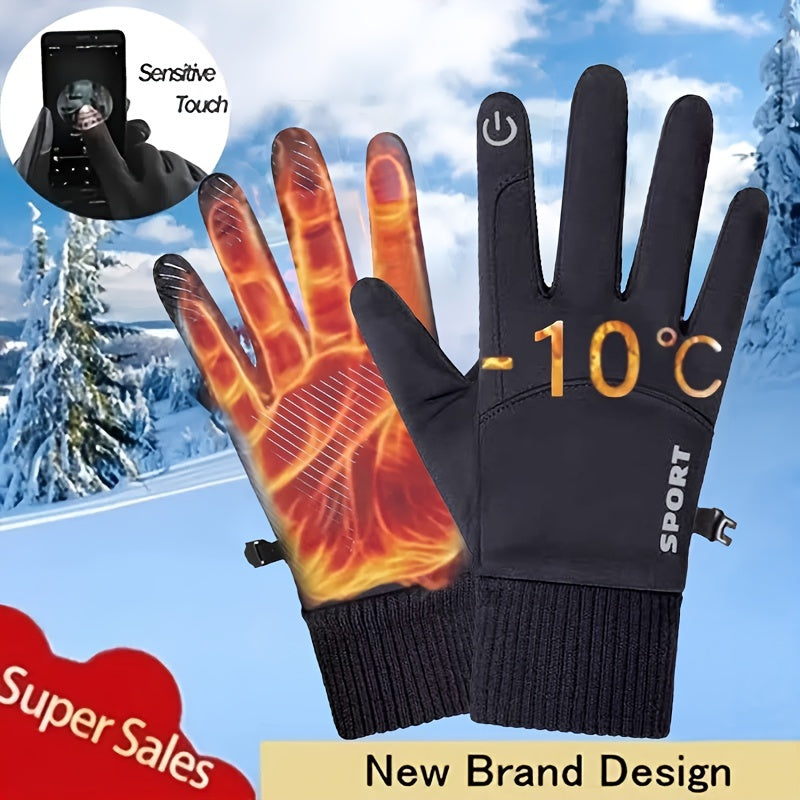 Adult Anti Slip Waterproof Touch Screen Gloves