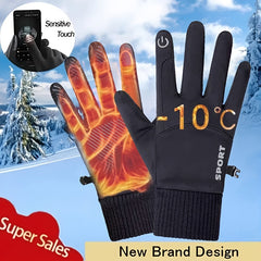 Adult Anti Slip Waterproof Touch Screen Gloves