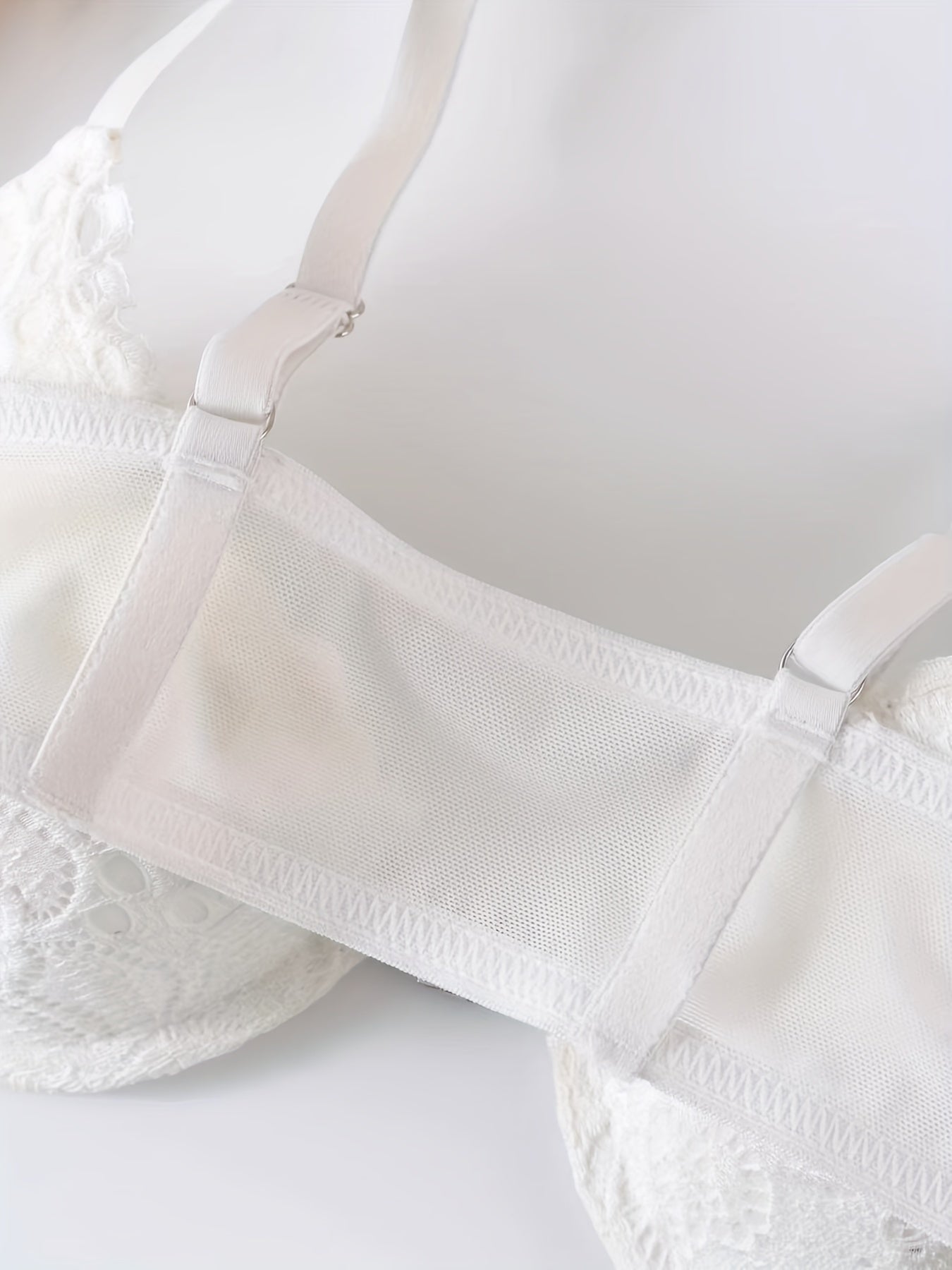 2 Pcs Front Buckle Push Up Bra Comfy & Breathable Women's Lingerie