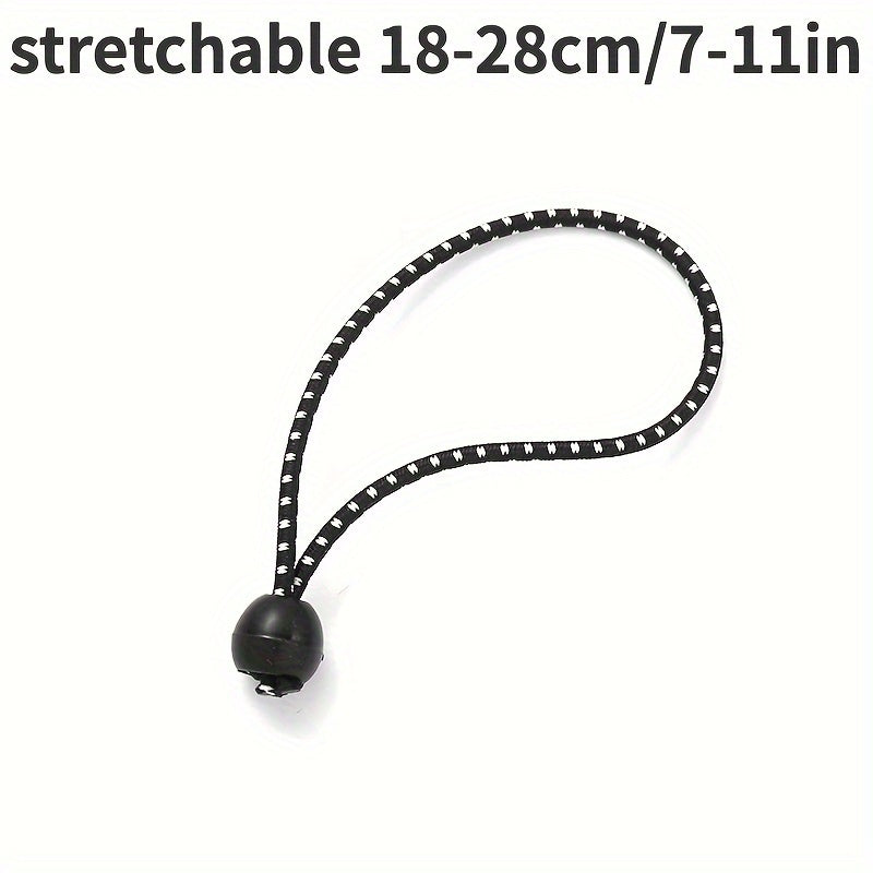 25pcs Heavy Duty Ball Bungee Cords for Shelter Gazebo Camping Tent