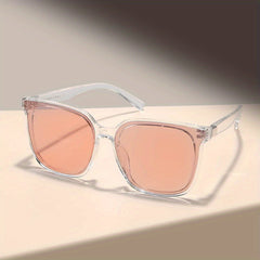 Square Sunglasses Jelly Frame UV400 Sun Shades Glasses