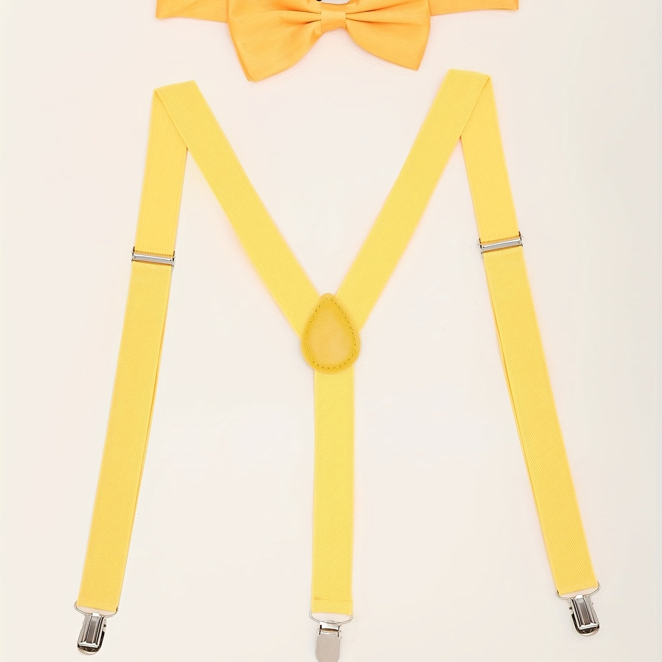 Men's Suspenders Bow Tie Set for Formal Occasions