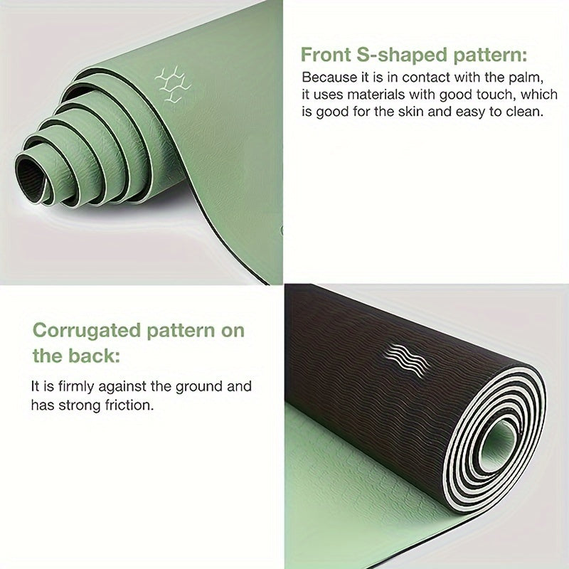 Non-slip Thicken Soft Yoga Mat for Workout Yoga Pilates Fitness