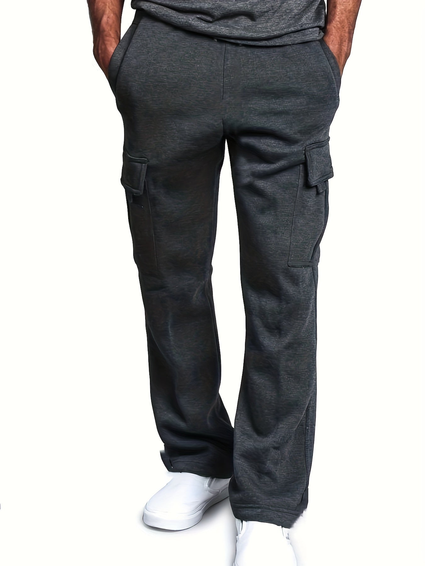 Classic Cargo Pants Men's Soft Drawstring Joggers