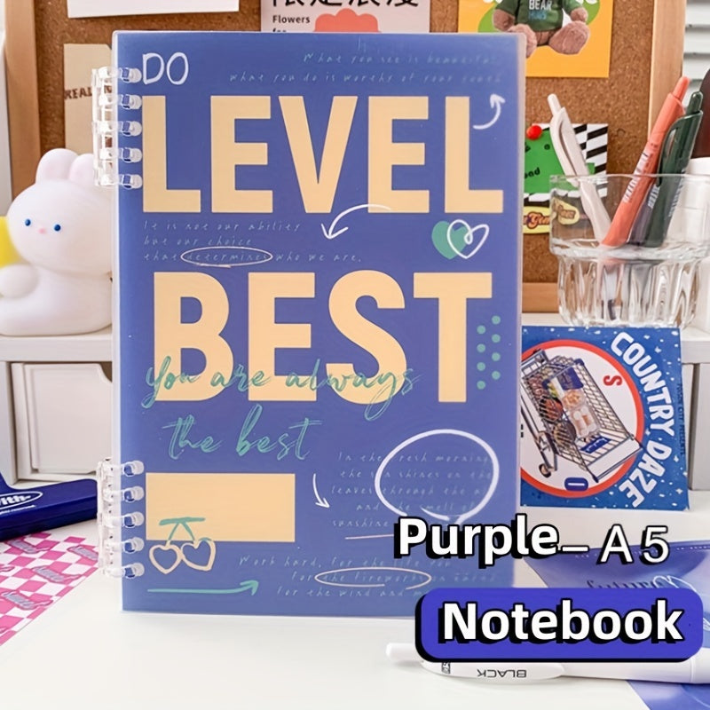 Thickened Loose Leaf Notebook, Purple